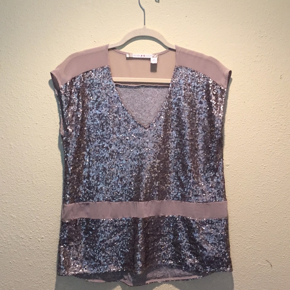 Chelsea & Violet Sequined Top